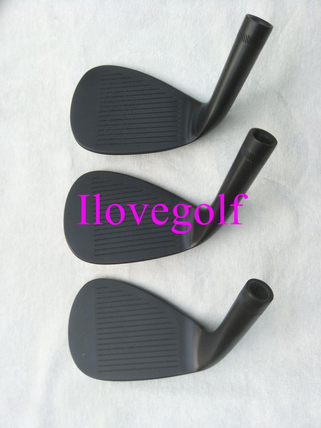 SM 8.0 Golf Clubs Wedges 3PCS Black Clubs Golf Wedges 52/56/60 Regular/Stiff Steel/Graphite Shafts DHL Free Shipping